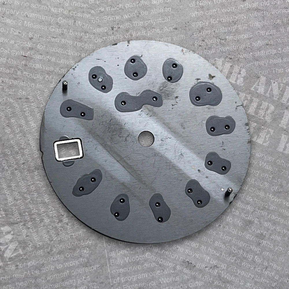 28.5 mm S Logo vertical Stripe Dial Suitable For NH35 Japan Movement Green Luminous Quality Watch Modification Accessories