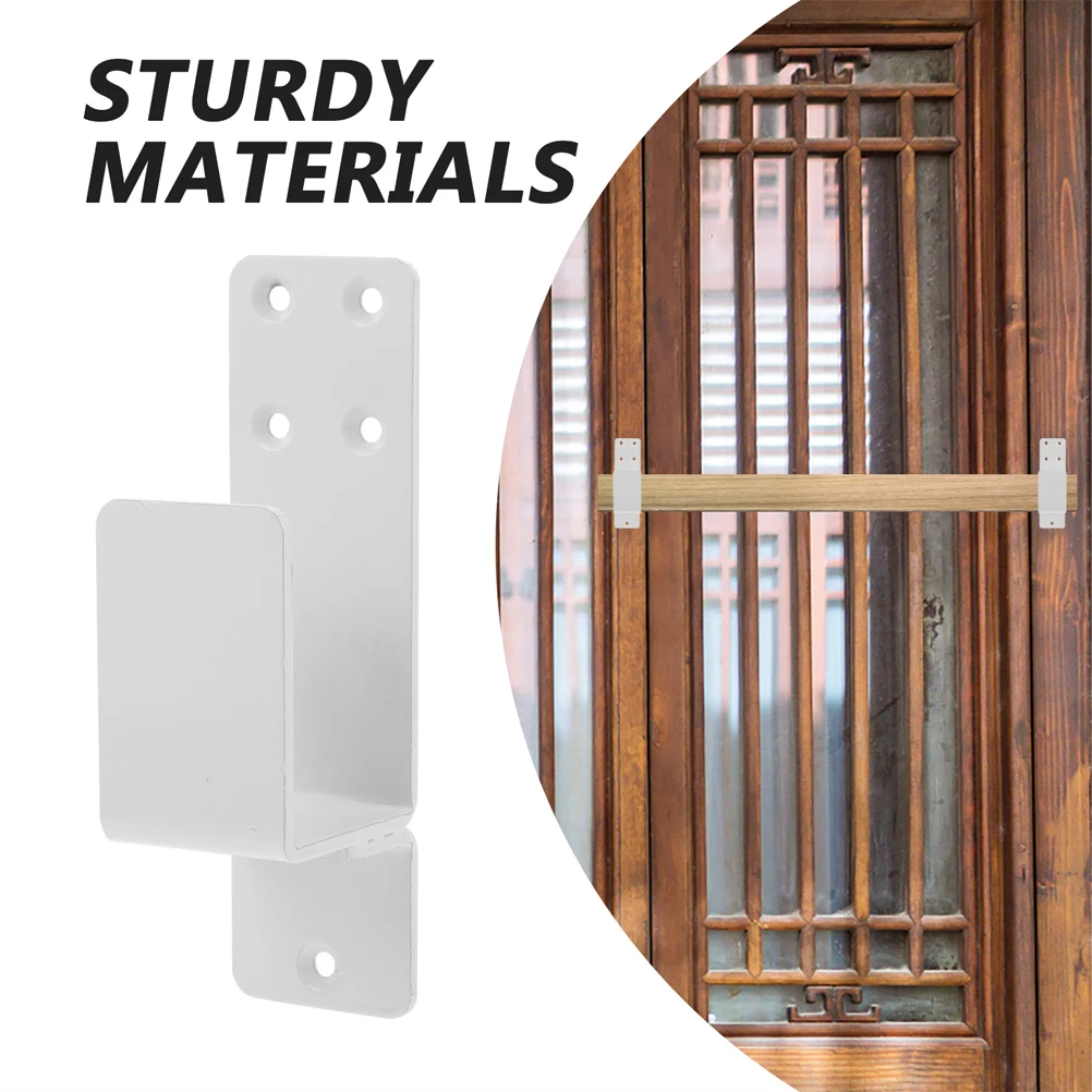 1 مجموعة الثقيلة باب المتراس قوس سميكة U على شكل شريط الأمان حامل ل المرآب الحظيرة الطابق السفلي البوابة الأمامية