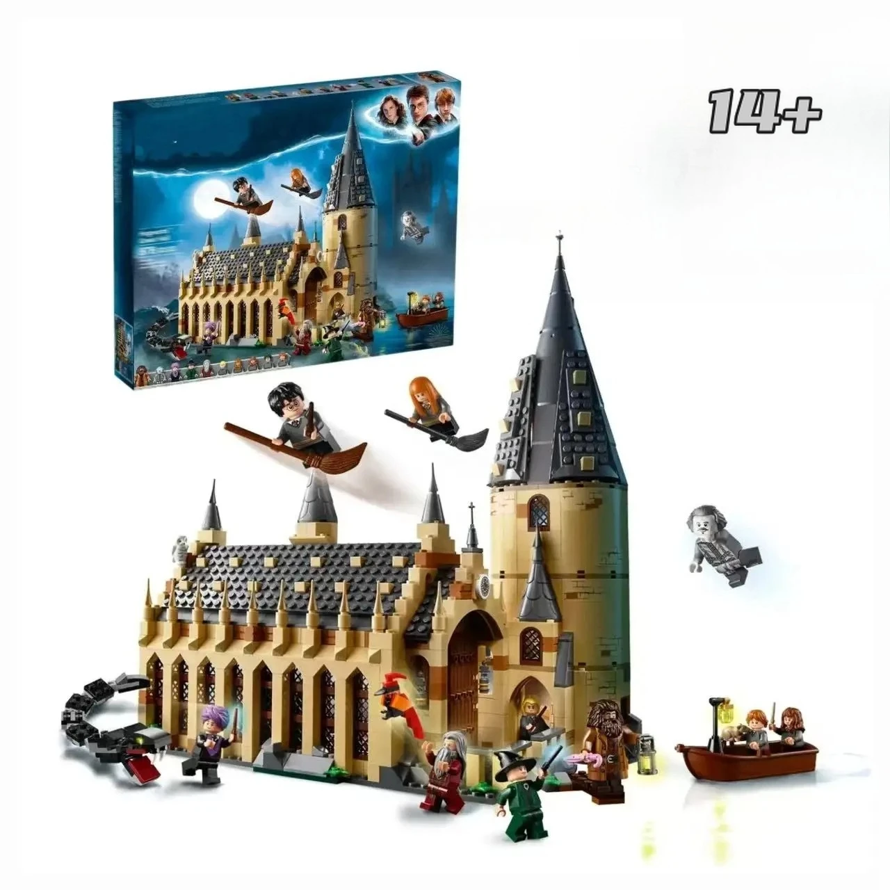 

Коллекционный конструктор Disney Innovative 75954: Замок Хогвартс, Великая зала, высококачественный декор для дома, рождественский подарок