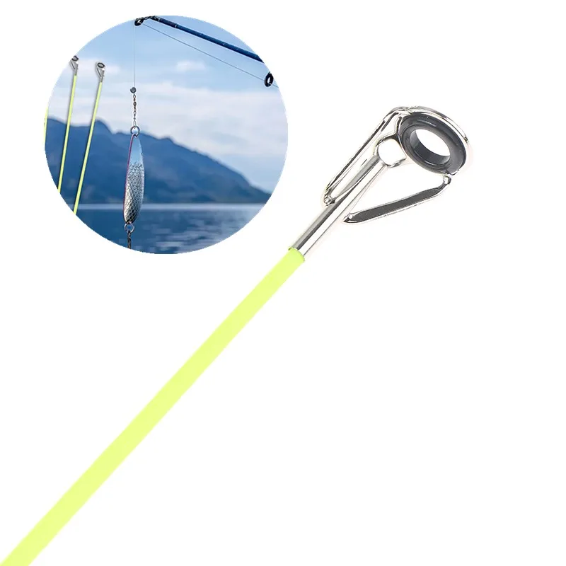 

5 шт., наконечник для удочки для плота лодки, запасной хвост из стекловолокна, ремонт, сменные наконечники для удочки с верхним кольцом, аксессуары для снаряжения для лодок