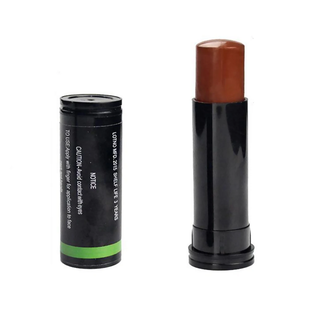 

3pcs Skin-Friendly Camouflage Face Paint Stick Woodland Supplies Sweat Rain Resistant Easy Clean Military Role