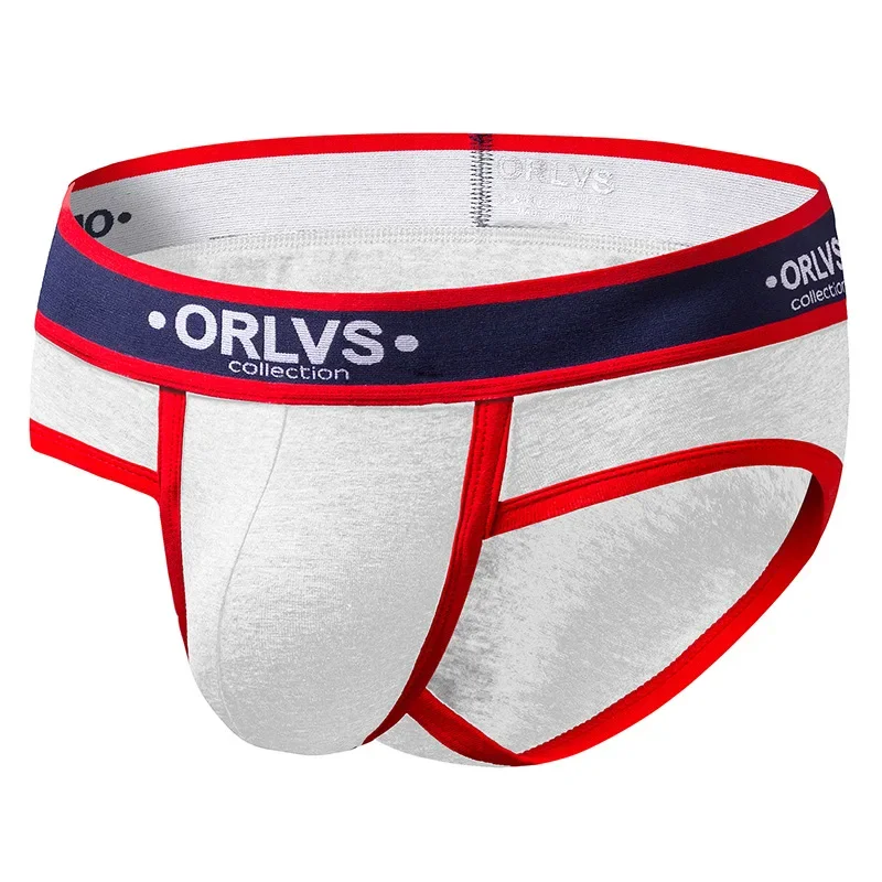 

ORLVS men's underwear cotton breathable low waist sexy hip briefs men's underwear a generation OR145