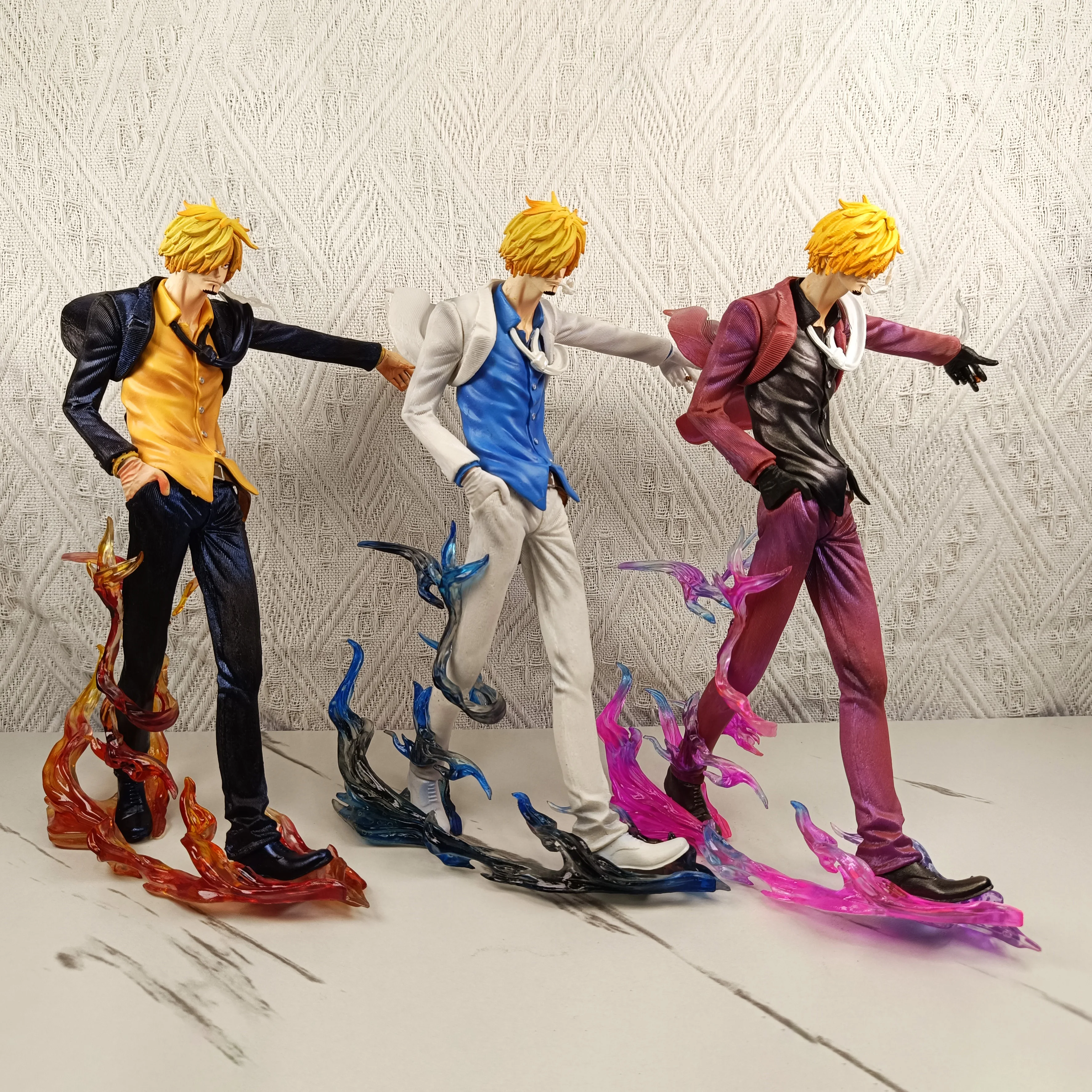 One Piece Sanji Anime Figura Sfilata di moda Sanji Figurine Modello in PVC Statua Decorazione bambola Collezione Ornamenti Giocattoli Regalo