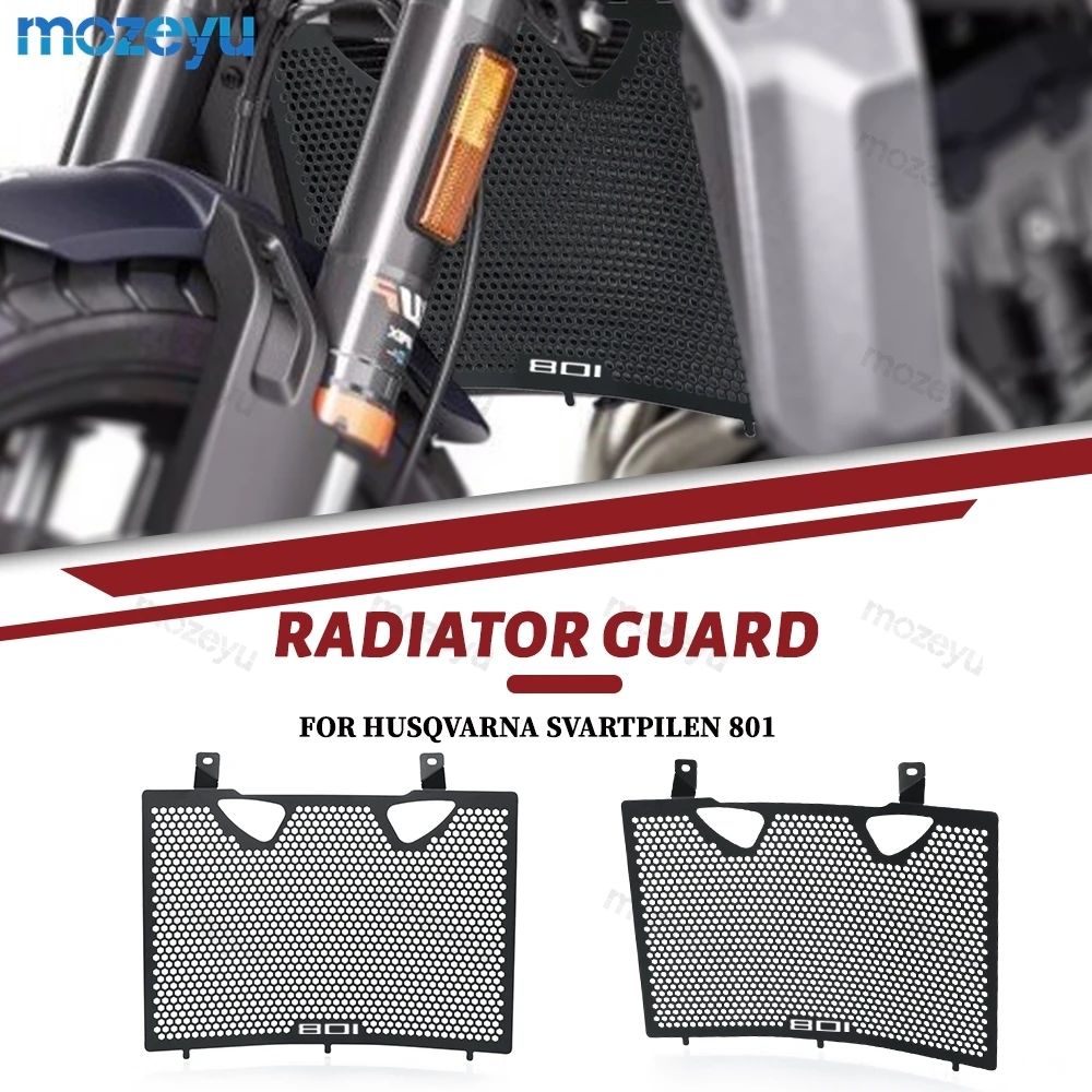 

For Husqvarna Svartpilen 801 Vitpilen 801 T5-5754 2024 2025 2026 2027 Aluminium Motorcycle Accessories Radiator Grille Guard