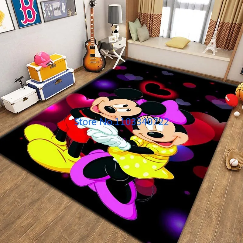 

Коврик с рисунком Микки и Минни Маус, 120x160 см