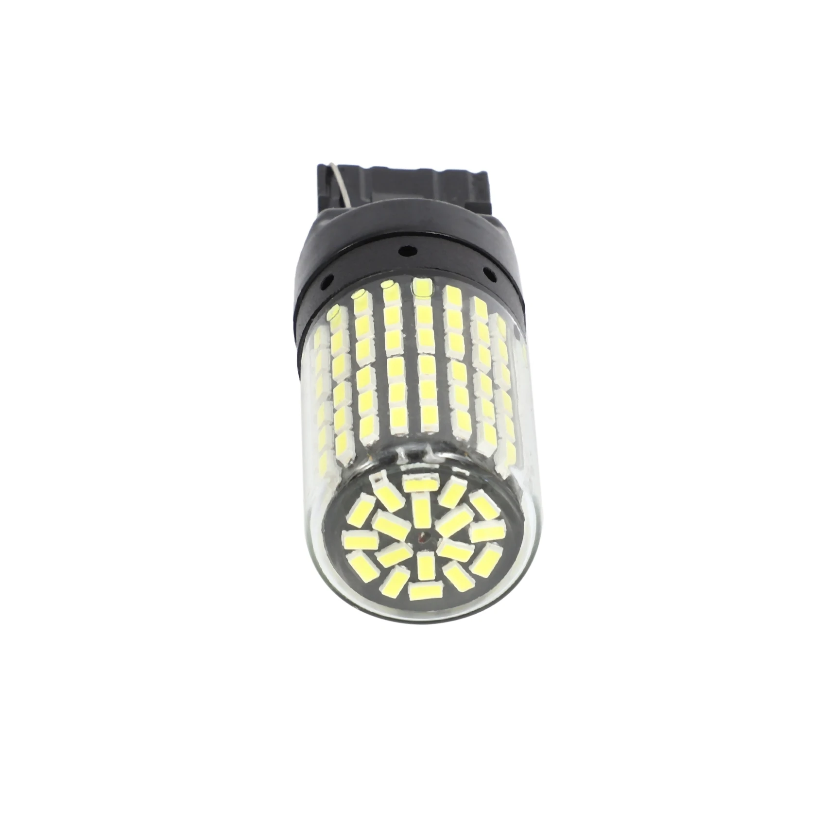 

LICE-6Pcs Super Bright Canbus T20 7440 W21W Wy21w 144-Smd Reverse Light Turn Signal Light Black Shell (White Light)