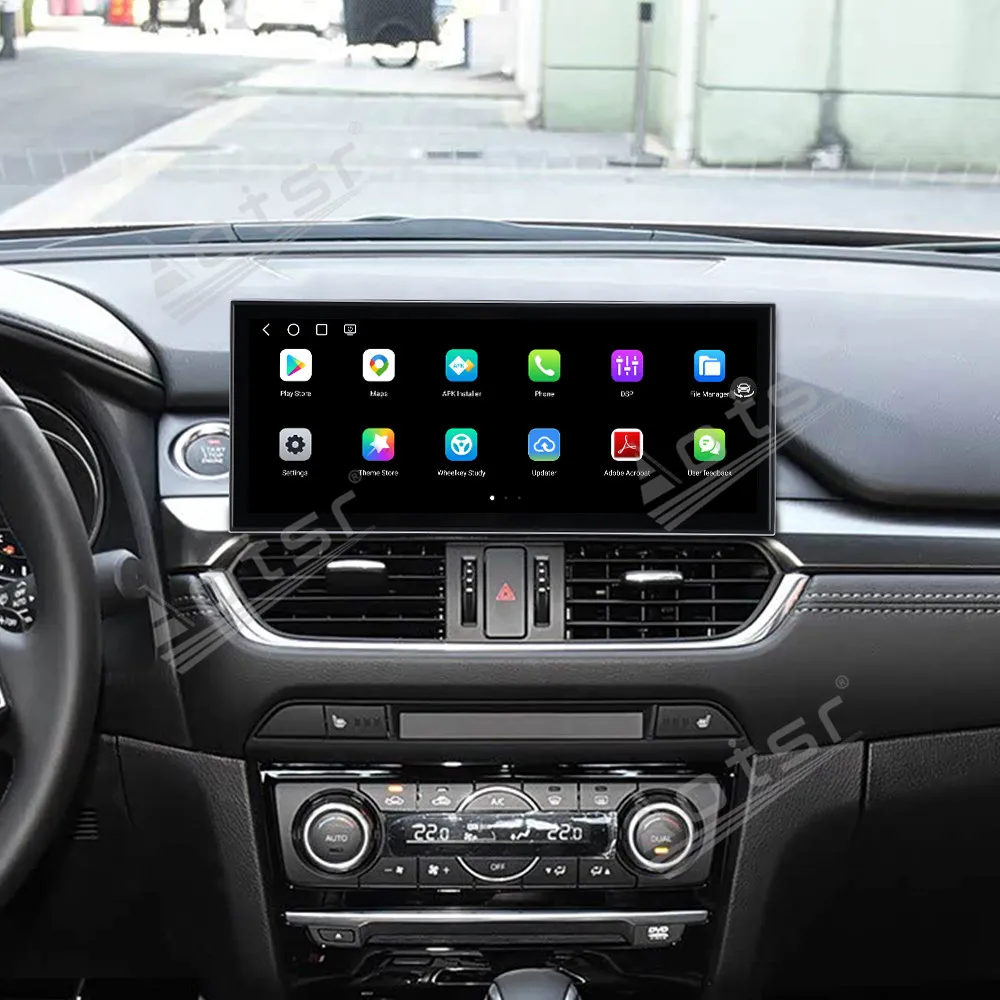 15.8” Android 15 Qualcomm Carplay Car Radio For Mazda 6 2017~2019 Car Autoradio Multimedia Player GPS Navigat Head Unit