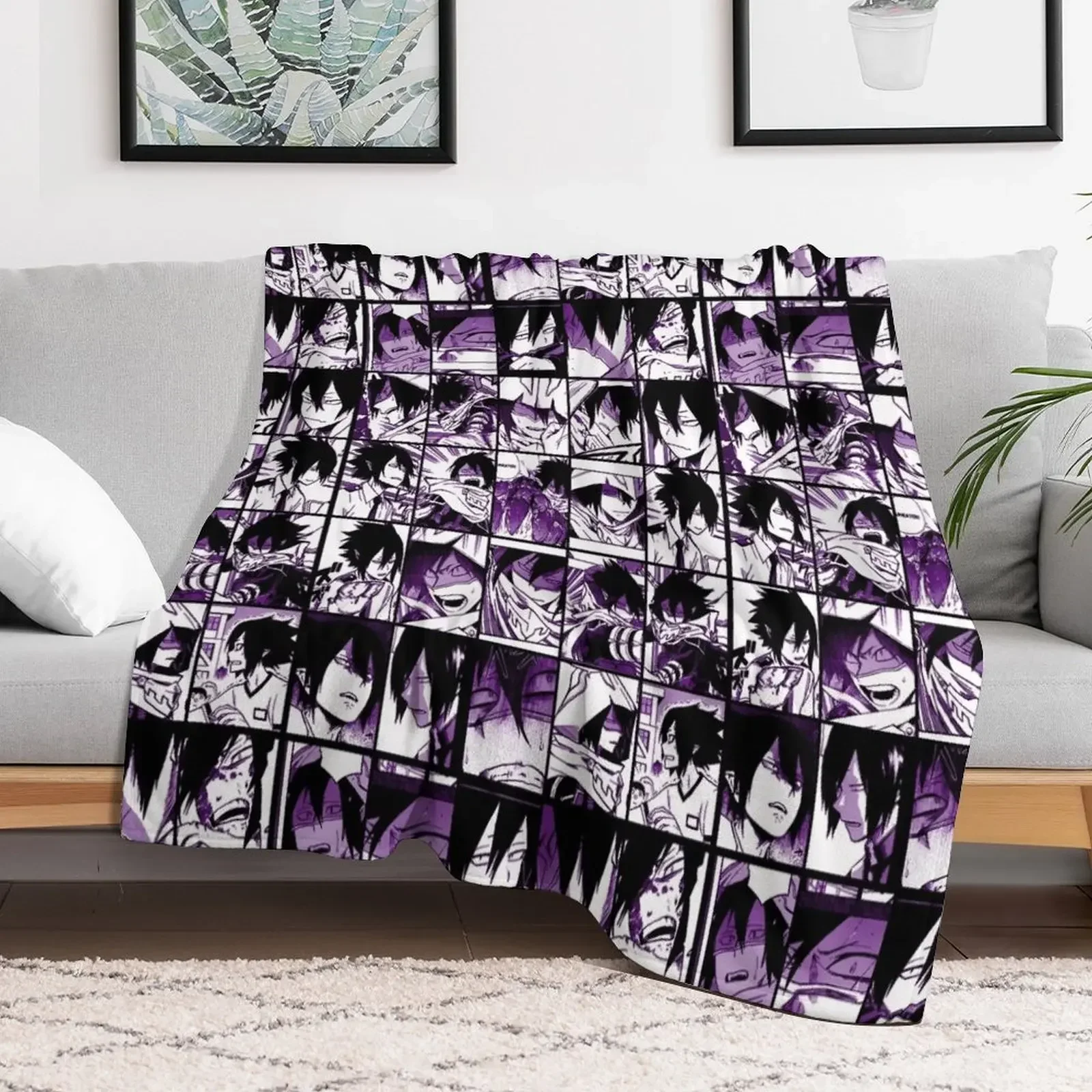 Tamaki Amajiki Collage color version Throw Blanket Camping Thins Softest Giant Sofa Blankets