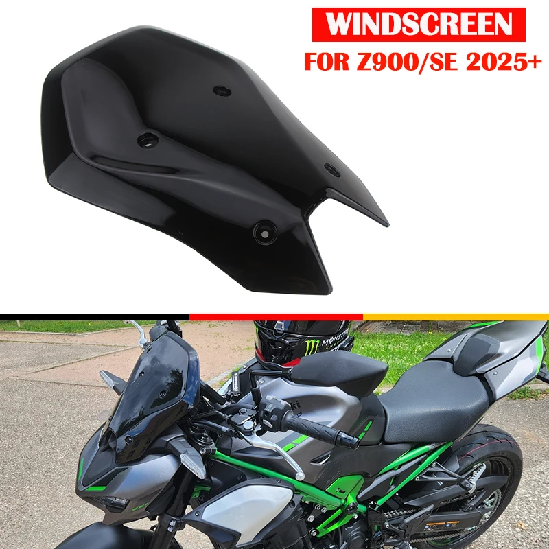 

Large Tall Windscreen Cover For Kawasaki Z900 ABS Z 900 SE ABS 2025 Motorcycle Touring WindShield Deflector Protector