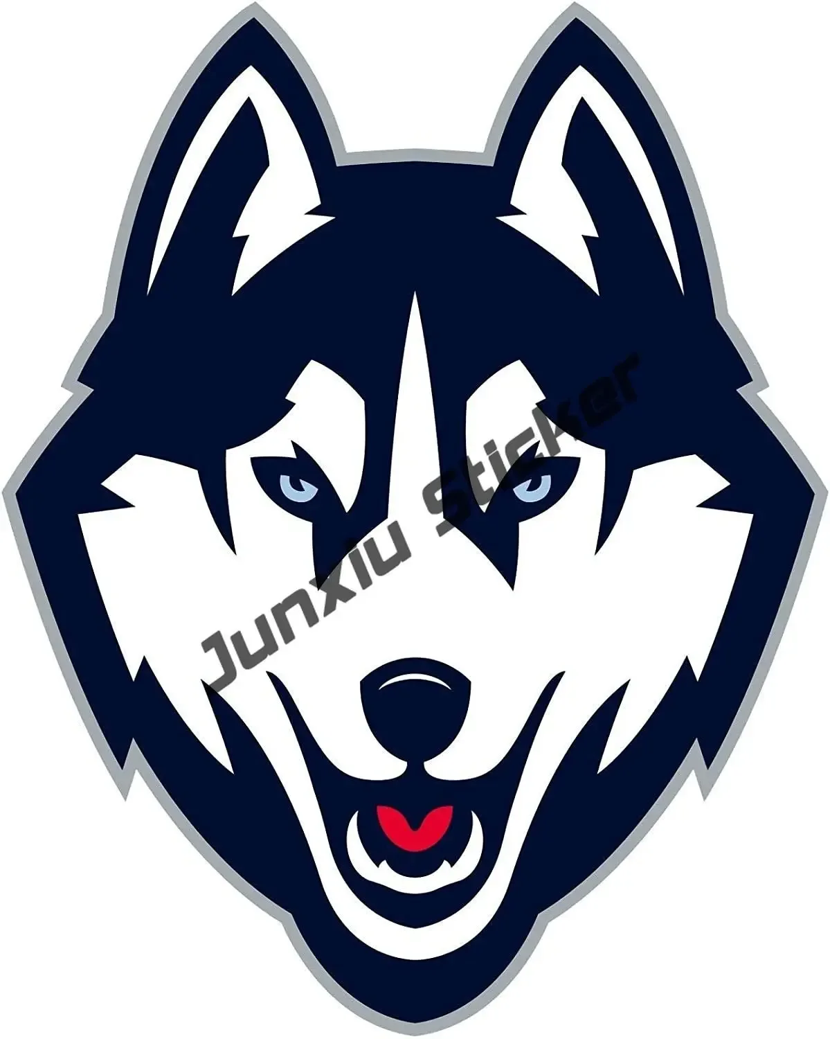 Cute Pet Dog Siberian Husky Decal Husky Dog Bumper Sticker Husky Crack Sticker Dog Creative Home Car Windows Decoration