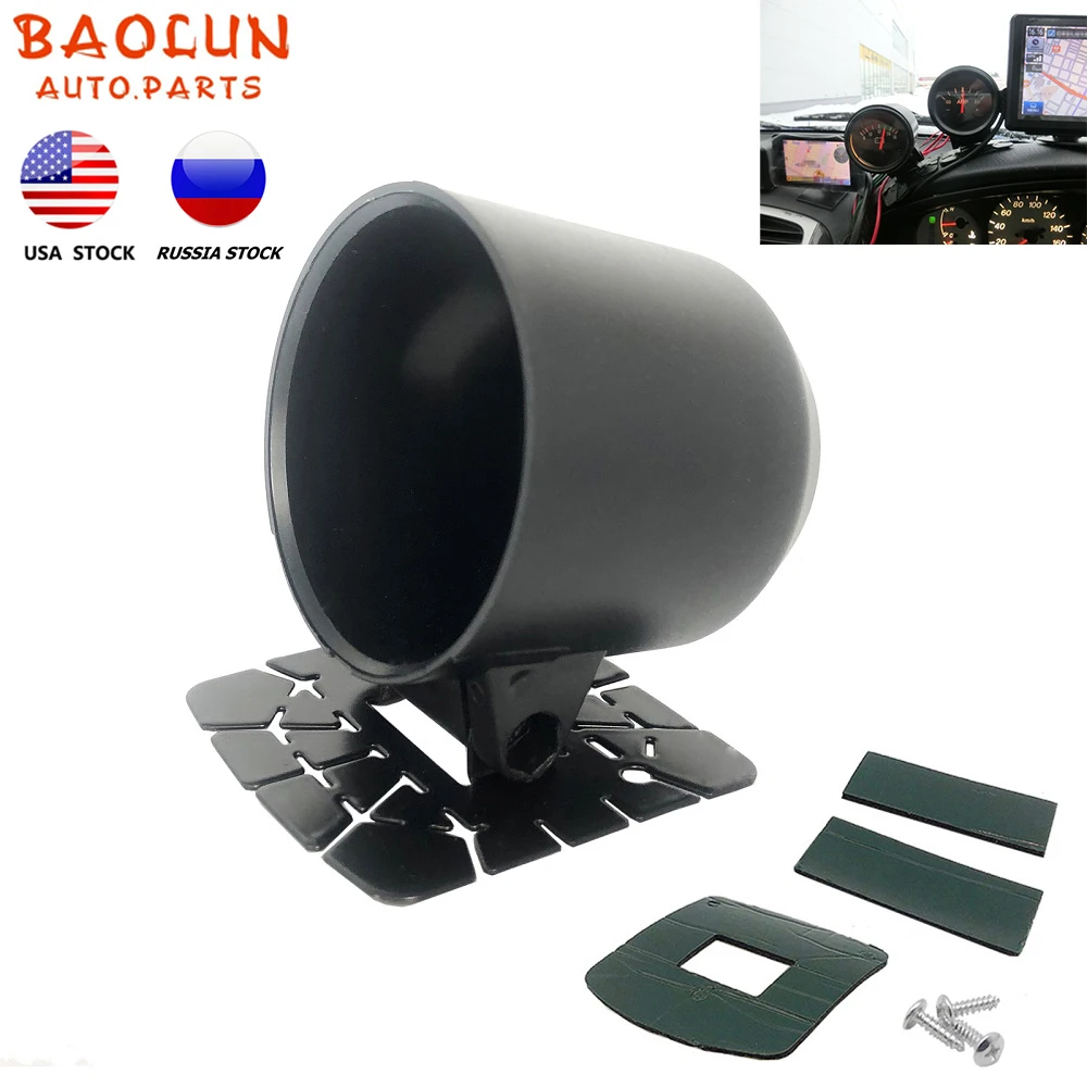 

BAOLUN 52mm 2'' Universal Single Gauge Pod Gauge Pillar Dash Pod Mount Holder Cup For Water Temp Oil Temp Oil Pressure Gauge