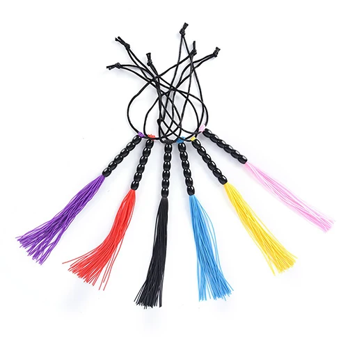 21cm Gummi Quaste Pferde peitsche mit Griff Flogger Reit peitschen Unterricht Ausbildung Reit peitschen