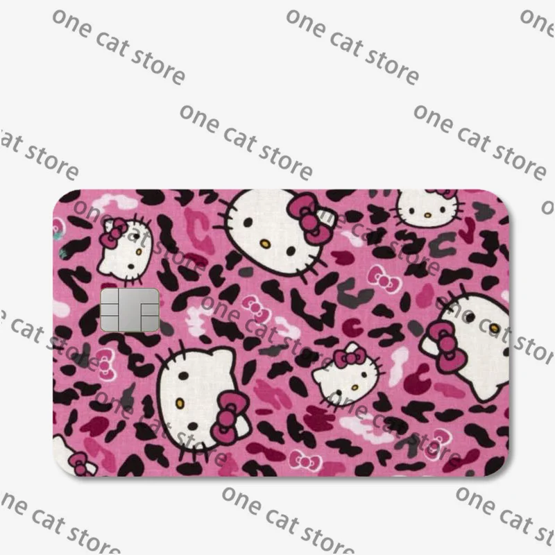 Melody Credit Debit Card Sticker Hellokitty Cartoon Film Sticker Film Skin Cover Anime Film Cover Waterproof Poker Toy Gifts