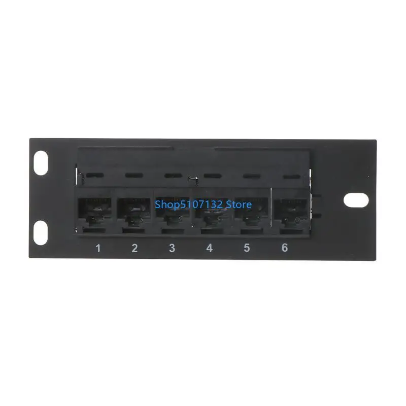 87HD 6 محول شبكات شبكات المنفذ لـ CAT6 لوحة RJ45