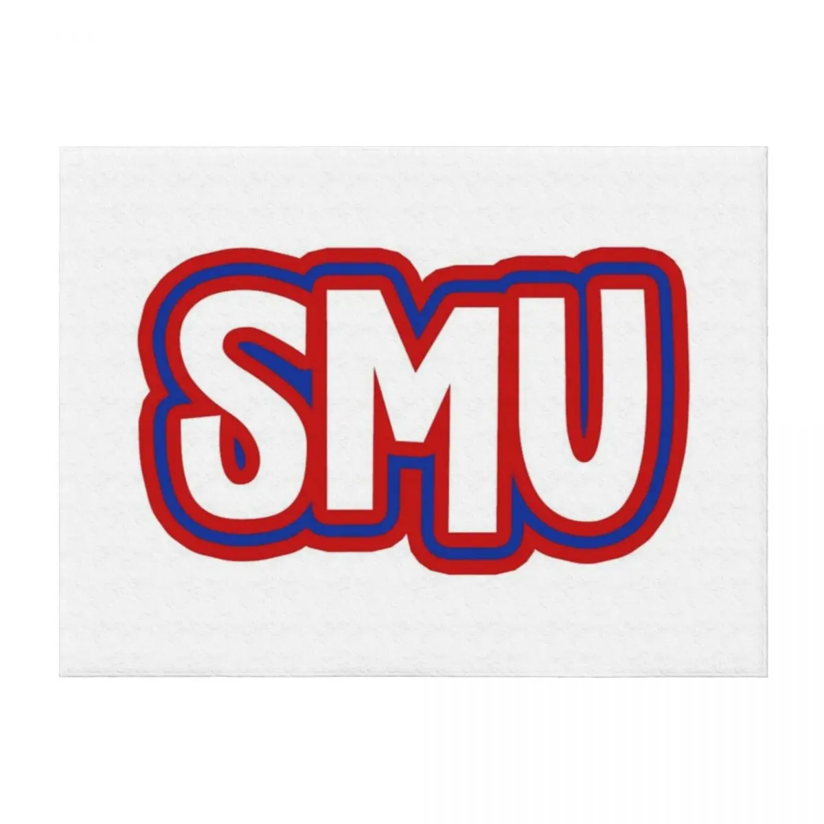 

SMU Southern Methodist Throw Blanket Sofa Softest funny gift Moving Blankets