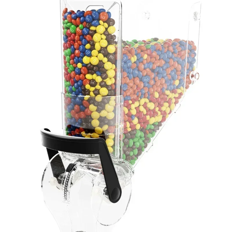 Candy sealed box Supermarket pull-down gravity  Whole grain cereal dispenser Transparent thick food Commercial Hot sales