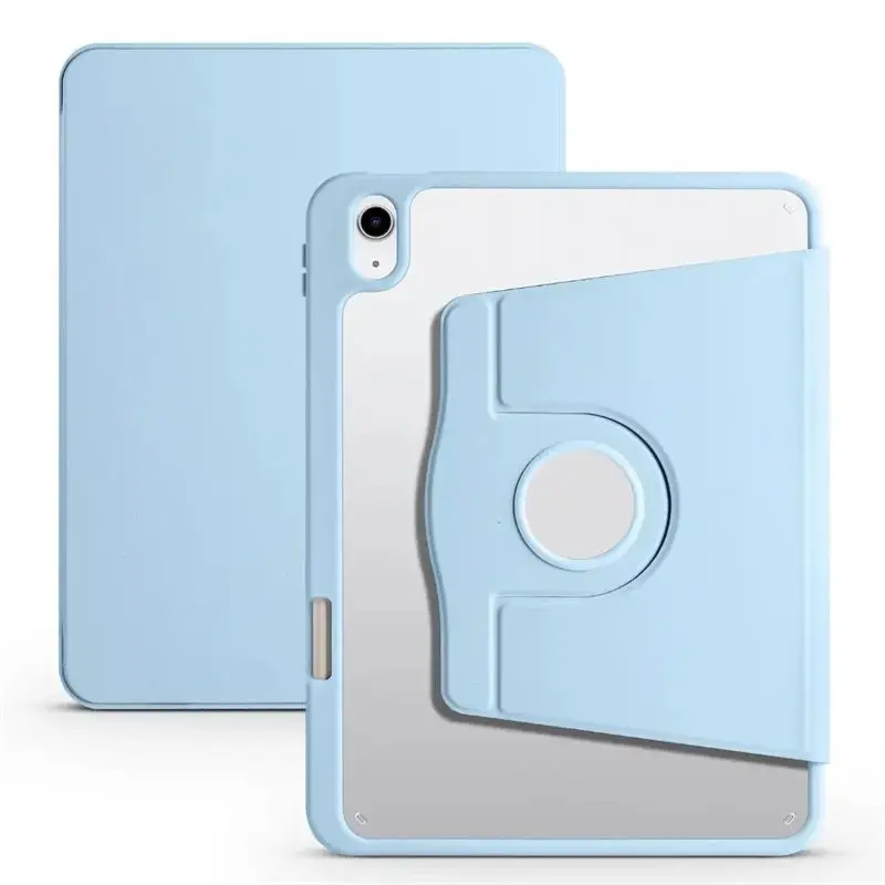 Image of 360 ° Rotierendes Logo Hohlraum-Hülle für Neues iPad A16 Air 8 11 M4 M2 M3 Air 4 5 6 7 8 9 10 11. Generation iPad Pro 11 M5 Smart Cover