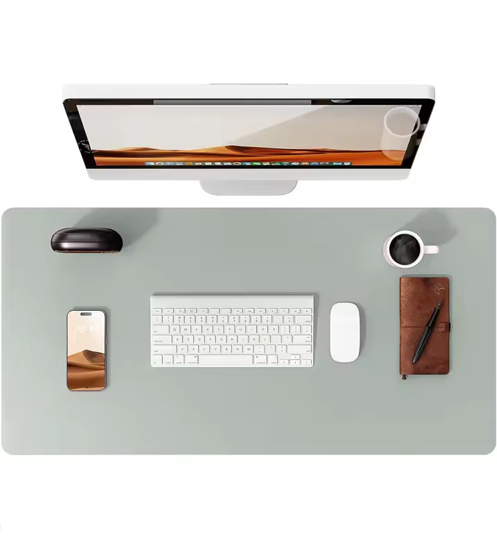 Large Mouse Pad,Office Desk Mat, Leather Desk Pad Protector, Non-Slip PU Leather Desk Blotter, Laptop Desk Pad - Image 27