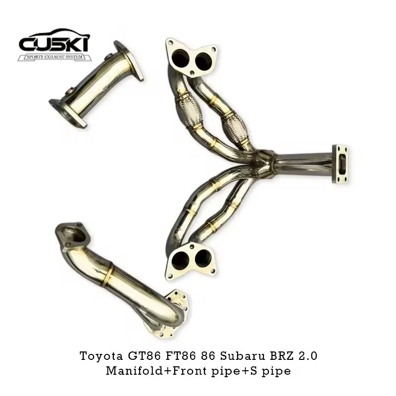 Exhaust manifold Exhaust header For Toyota GT86/FT86/86 2.0 2014-2021 High Performance exhaust systems downpipes exhaust duct