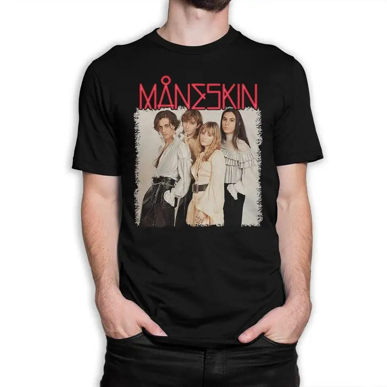 Maneskin T-Shirt, Men's and Women's Sizes (MAN-789455)