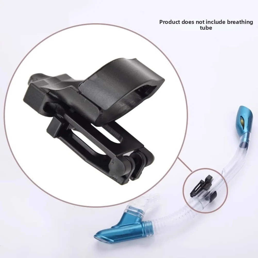 SN 500 Dual Section Silicone Clip for Snorkel Mask Connection Quick Release Function for Snorkeling and Freediving