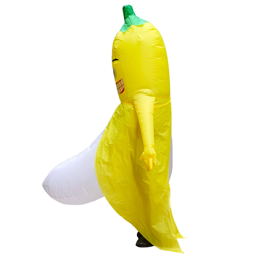 Fun Banana Inflatable Set Adult Funny Prop Costume Cartoon Doll Cosplay Clothing Inflatable Halloween Party Performance Prop view 3