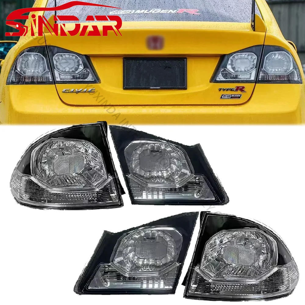 ホンダ シビック 2006-2011年式用 助手席側と運転席側のテールランプアセンブリ FD2