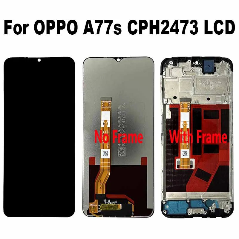 

For OPPO A77s CPH2473 LCD Display Touch Screen Digitizer Assembly Replacement Parts