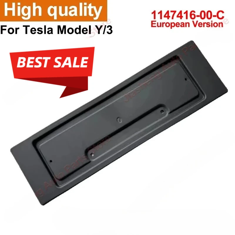 

Car Rear License Plate Bracket Panel Holder License Plate Frames Replacement for Tesla Model 3/Y 1147416-00-C European Version