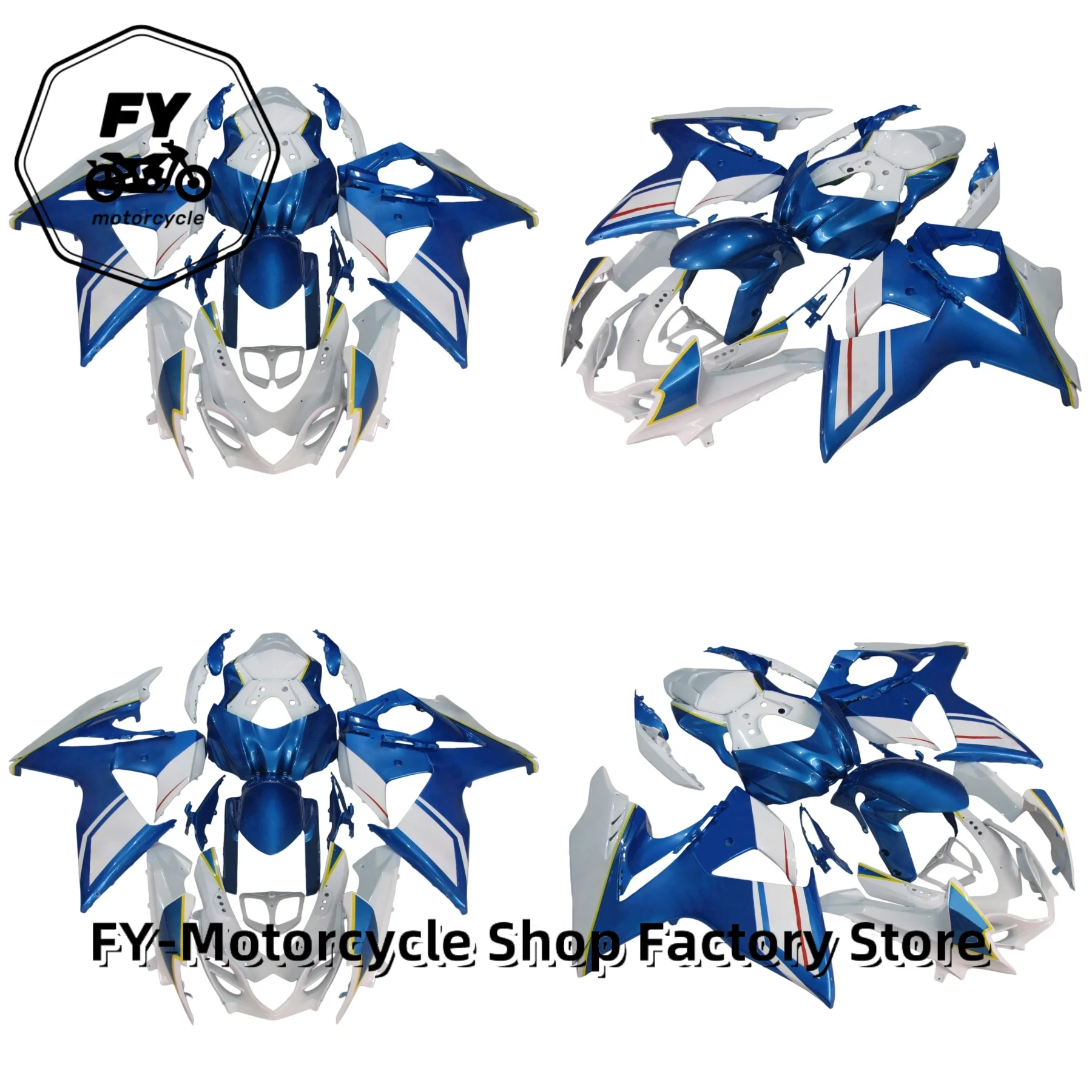 Aftermarket Full Fairing Set Fit For Suzuki GSX-R1000 K9 2009-2016 ABS Injection Complete Body Fairing Panels Kit