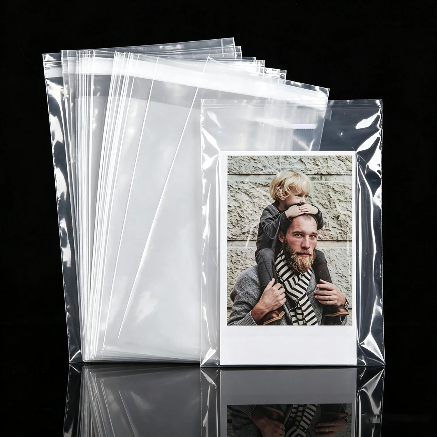Image of 50 Stück 8,66 x 11,81 Zoll Verpackung für Postkarten, Fotos, Schals, Bücher, Snacks, Süßigkeiten usw.
