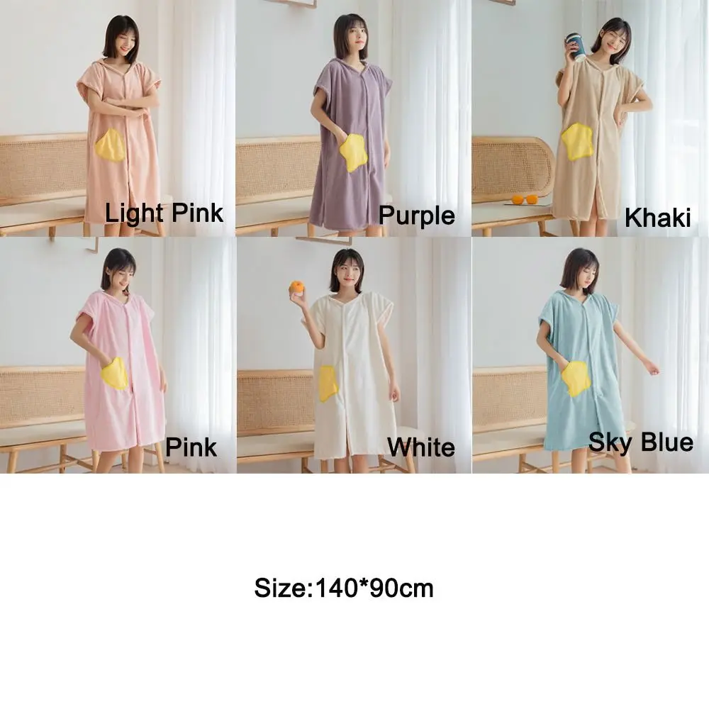 Bathroom Multi-function Quick-Drying Thickened Pineapple Hooded Sauna Towels Beach Cloth Bathrobe Bath Towel