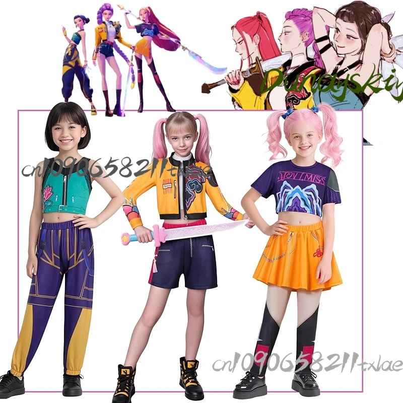 

Cos Store KPop Rumi Zoey Mira Cosplay Costumes Kawaii Lovely Daily Party Cosplay Cute Halloween Christmas Cosplay