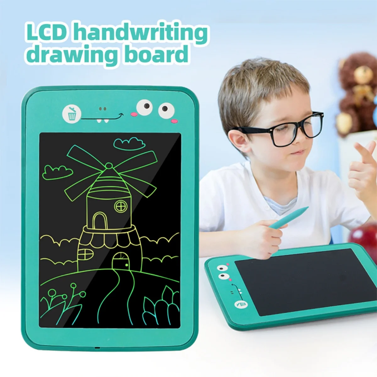 

LCD Writing Board, Gifts for Girls and Boys aged 3-8 years old, Electronic Board Children's Drawing Boards, Halloween, Christmas