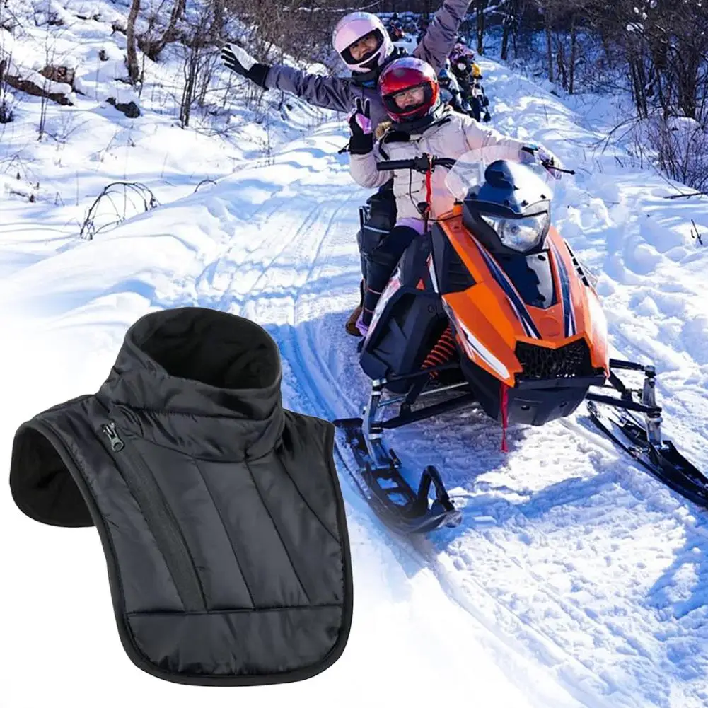 

otorcycle Neck Protector, Windproof, Thickened, Warm, Multi-functional Portable Neck Cover, Shoulder and Chest Protection Vest
