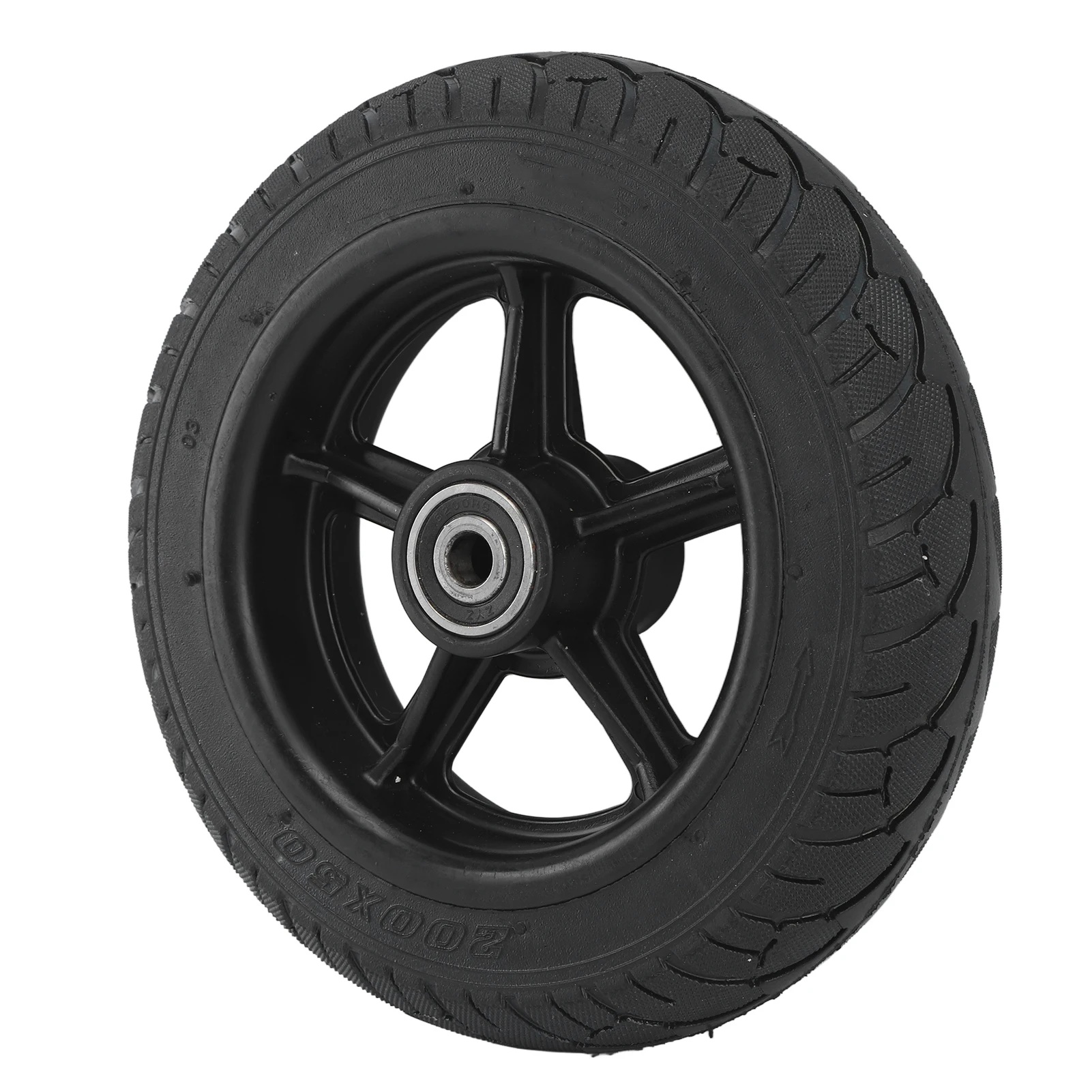 8 بوصة 200x50 إطارات سكوتر كهربائي المطاط المضادة للانزلاق قبضة قوية سكوتر كهربائي الإطارات الصلبة #1