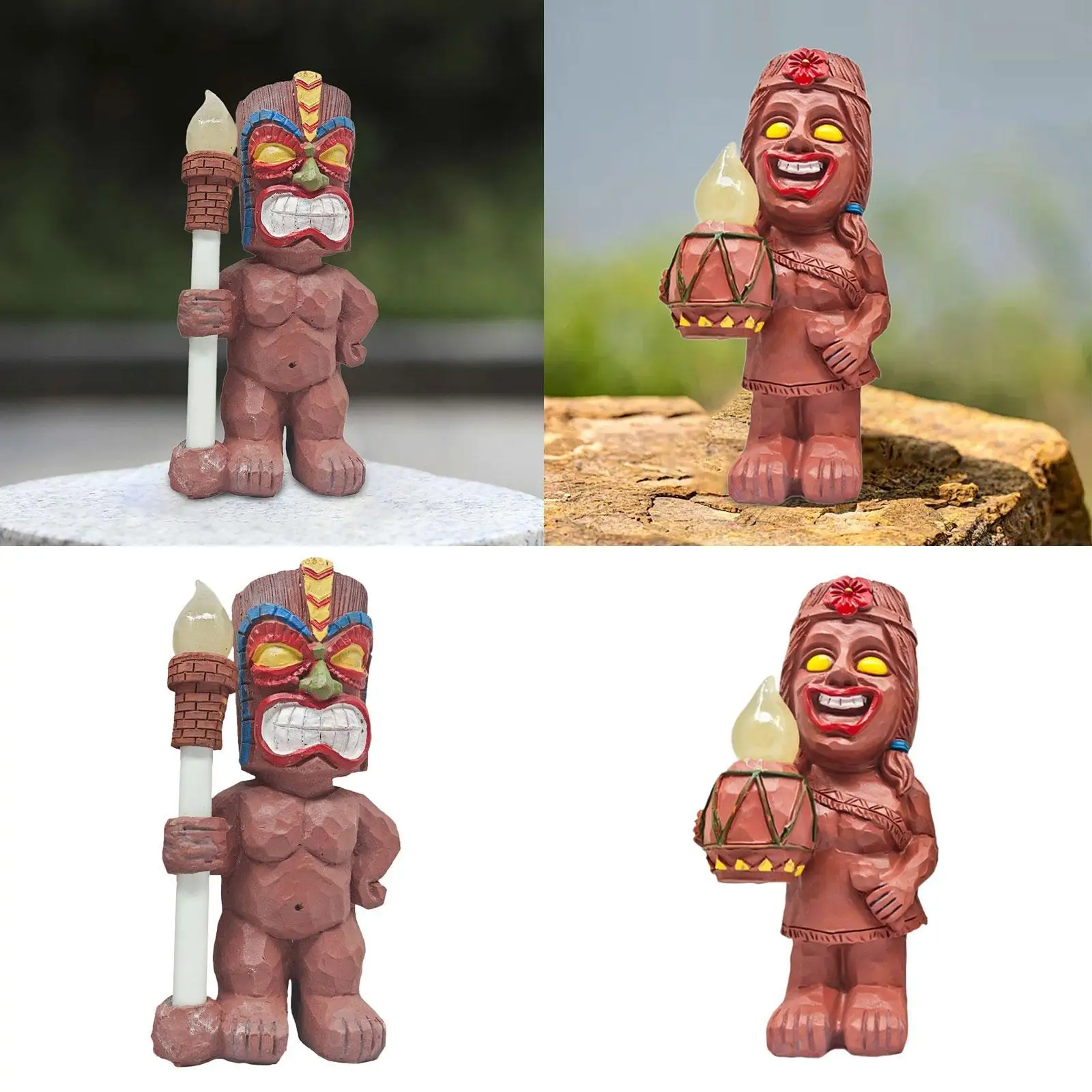 

Craft Figurine Light Landscape Ornament Waterproof Solar Garden Statue Outdoor Decoration for Patio Yard Lawn Backyard Pathway