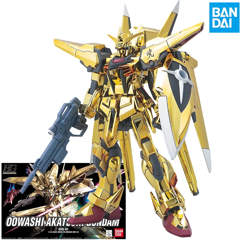

GUNDAM BANDAI Anime HG 1/144 ORB-01 OOWASHI AKATSUKI Mobile Report Gundam Assembly Plas Model Kit Action Toys Figures Gift