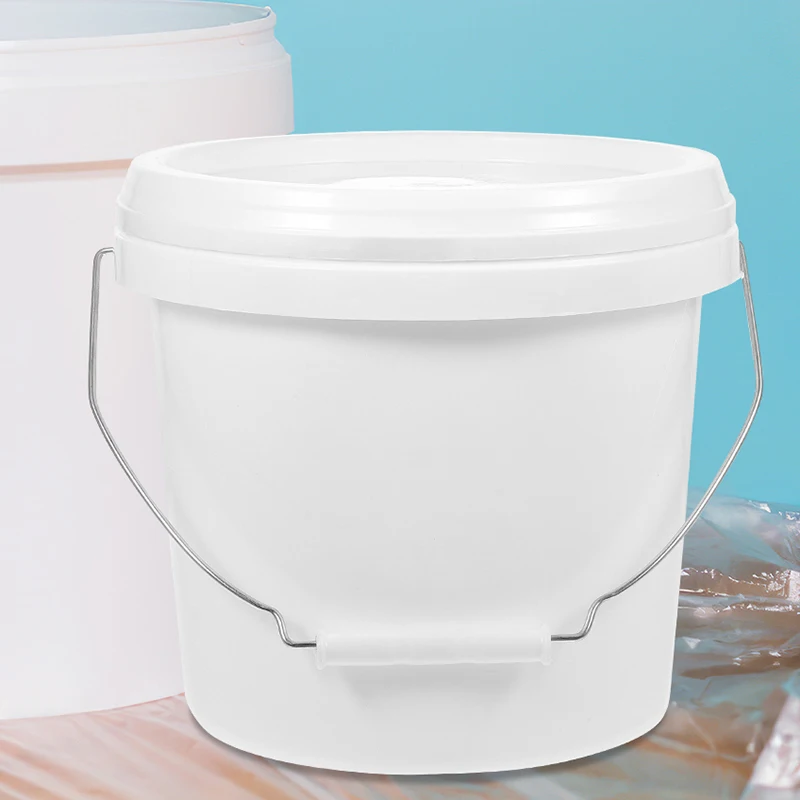 Multi-functional Bucket Painting Bucket Paint Container serviceable White Art Painting Bucket with Lid for Painter 1 Gallon