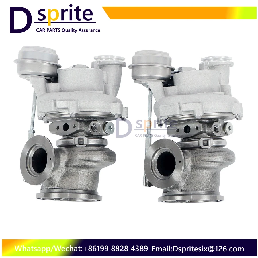 

Twin MGT2256S Turbocharger Turbo 11654615206 11657576985 11657646092 769155 1102022919 For BMW 550i 650i 750i X5 X6 4.4L N63