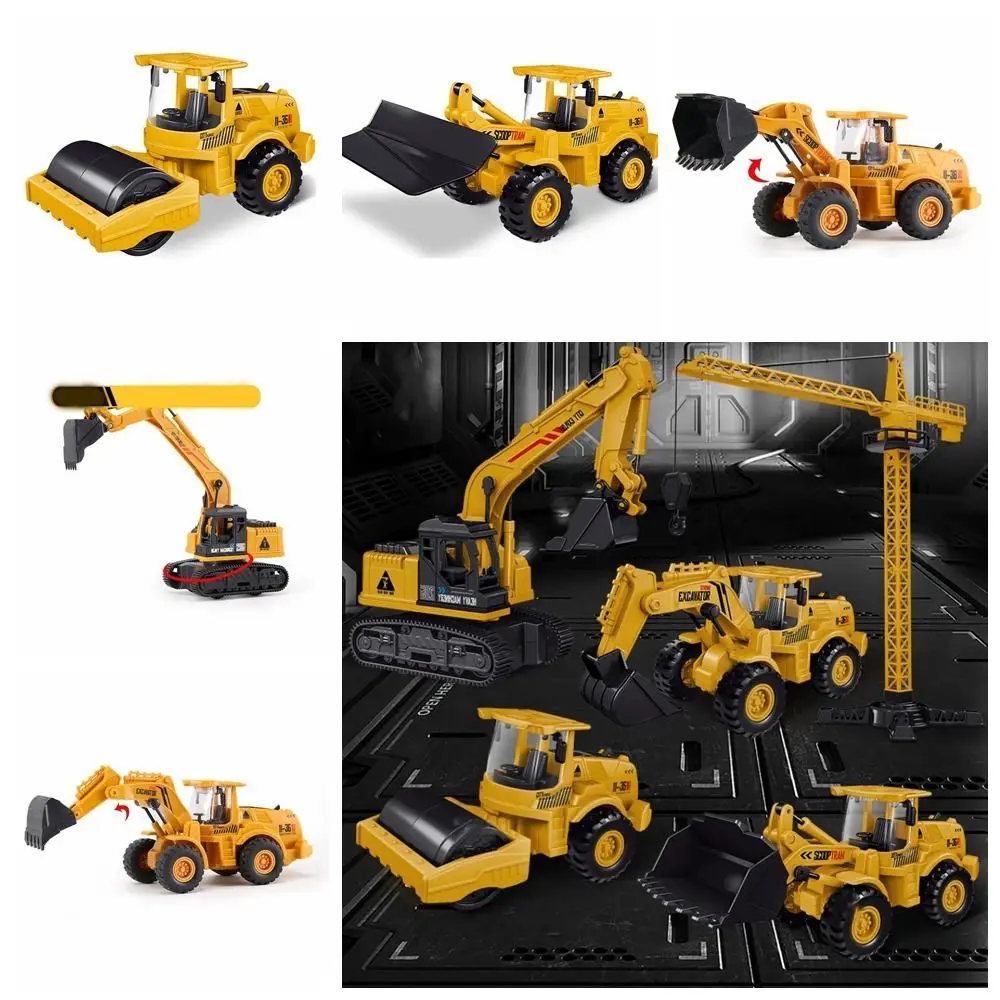 Plastic City Construction Excavator Models Crane Dump Truck Manual Skills Development Engineering Inertia Car Boys