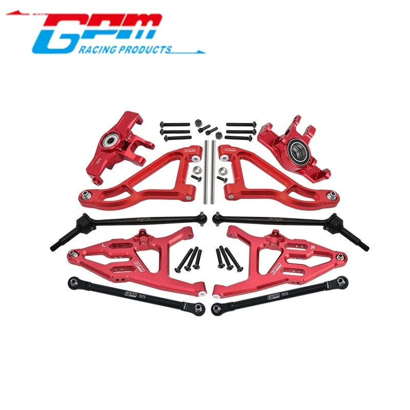 GPM UDR1000 ALUMINUM F UPPER&LOWER ARMS+KNUCKLE ARMS+HARDEN STEEL CVD+SST TURNBUCKLE FOR TRAXXAS 1/7 UNLIMITED DESERT RACER