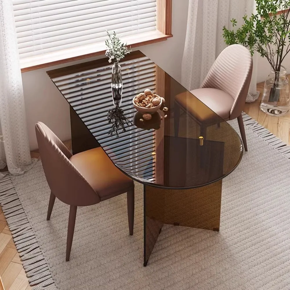 

Nordic Living Dining Table Luxury Waterproof Modern Chaire Dining Tables Relaxing Black Mesas De Jantar Home Accessories