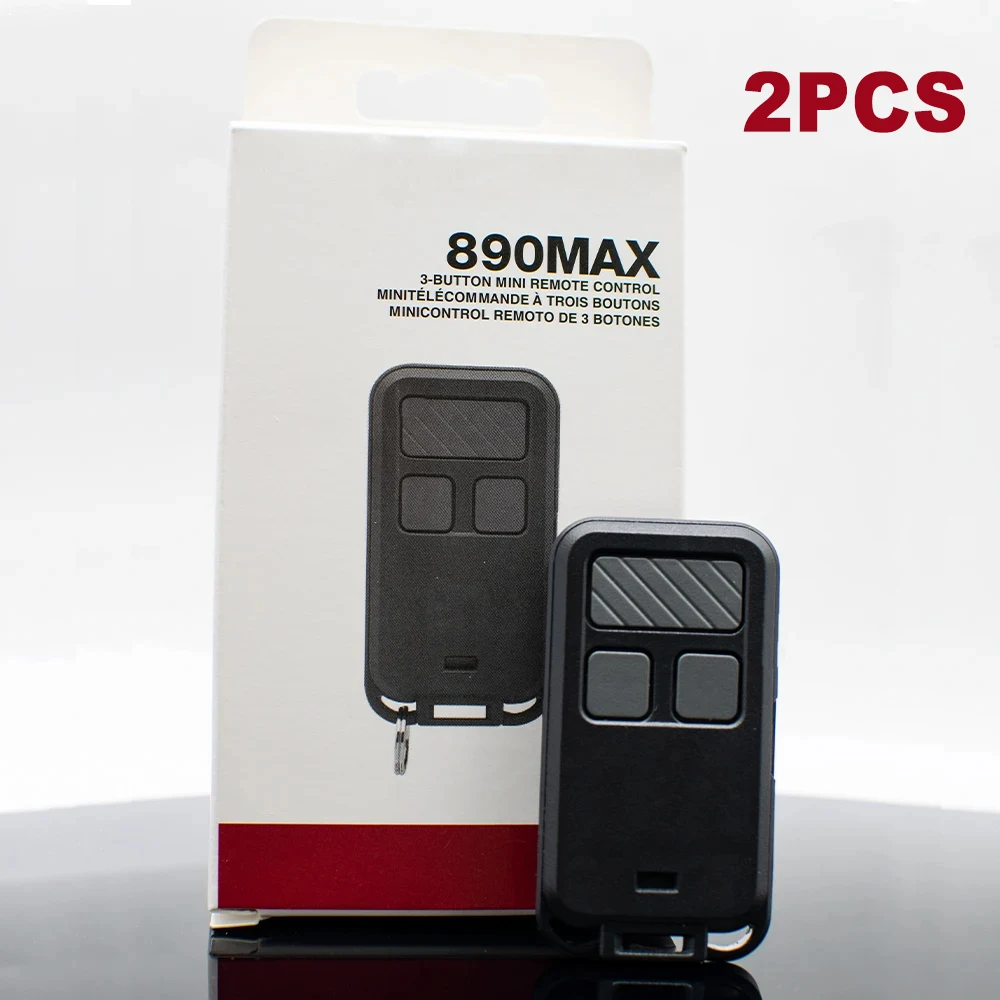 

2PCS 890MAX Universal for 370LM 371LM 372LM 373LM 893LM 971LM 953ESTD 81LM 82LM 83LM 850CB Garage Door Opener Remote Control