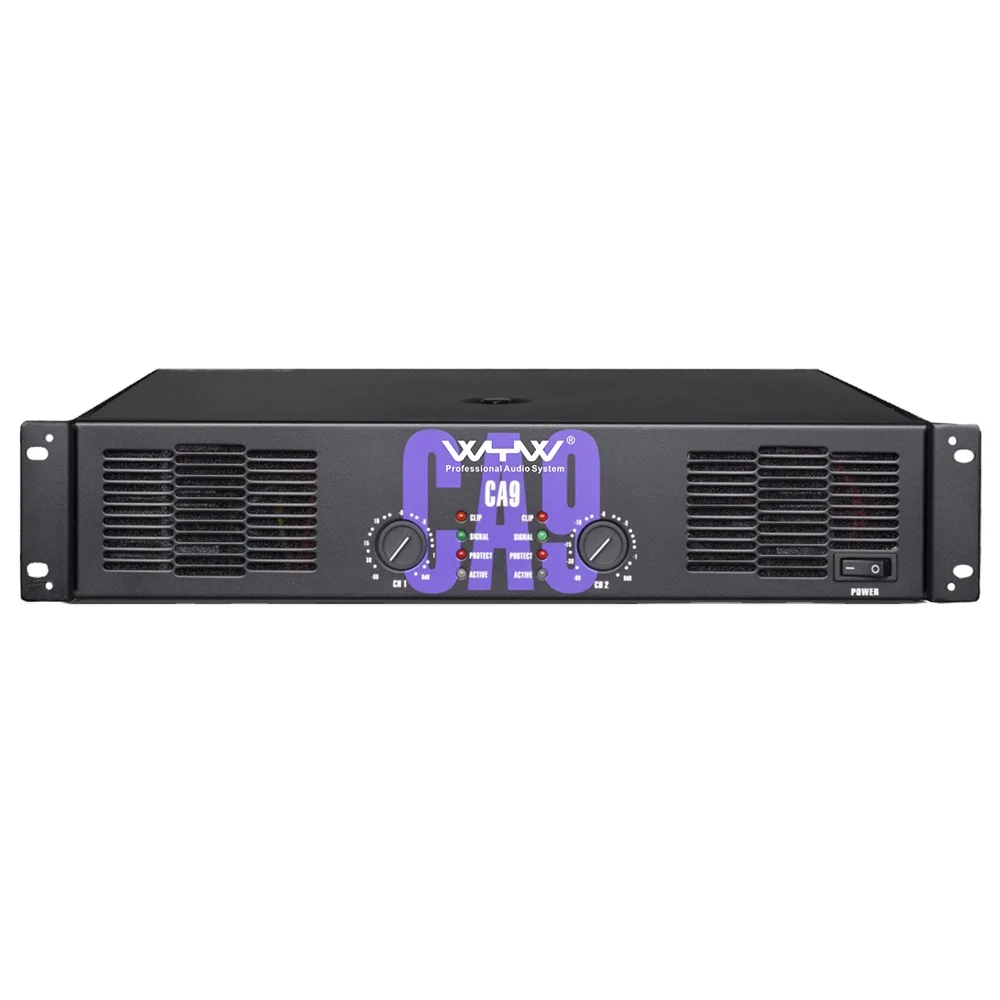 Professional Audio Power Amplifier Music System High Power Audio Sound System For Stage DJ Band Live Show Performance 2CH Amp