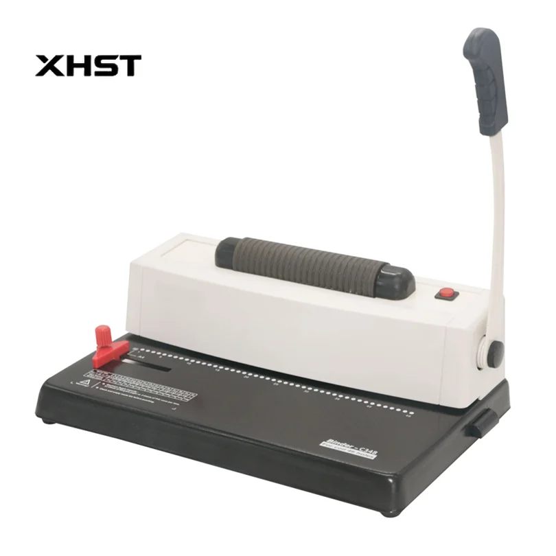 

C348 Mini A4 Plastic Spiral Binding Machine With Electric Insert Coil Binding