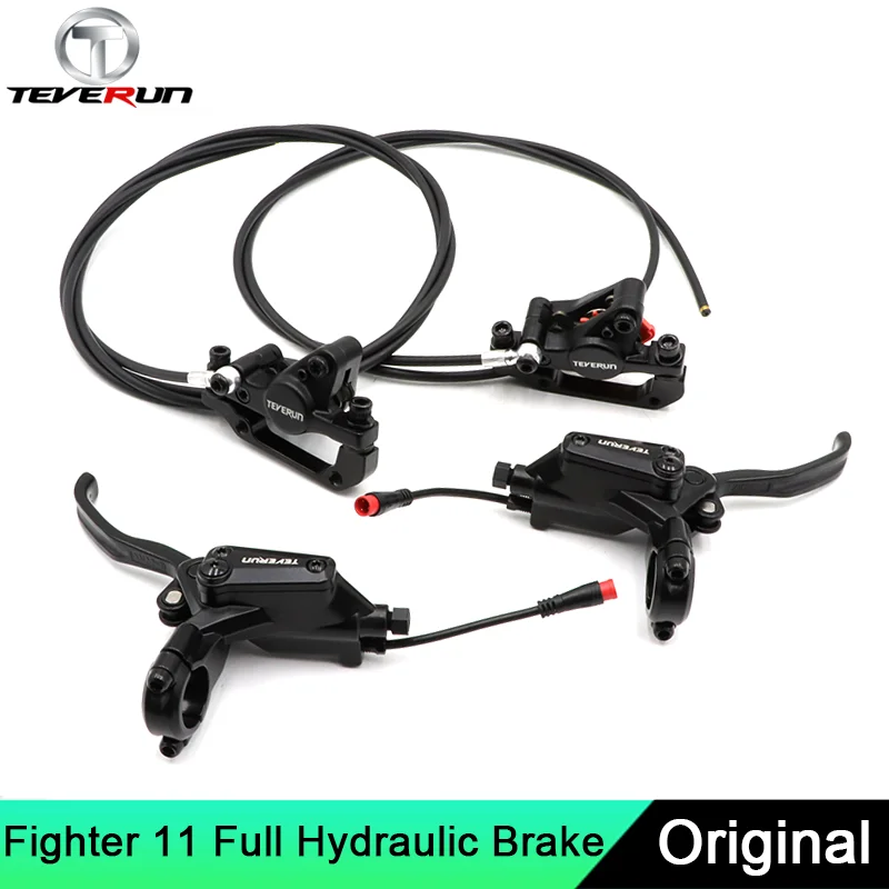 TEVERUN Full Hydraulic Brake Caliper For Fighter 11+/Supreme/Supreme 7260R Electric Scooter Hydraulic Brake Lever Accessories