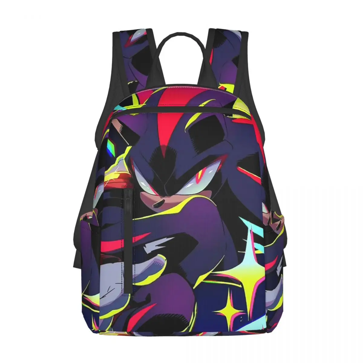 Shadow The Hedgehog Sonic The Hedgehog Backpack Daypack Large Capacity Boys Girls BookBag School Bag Shoulder Bags for Men Women