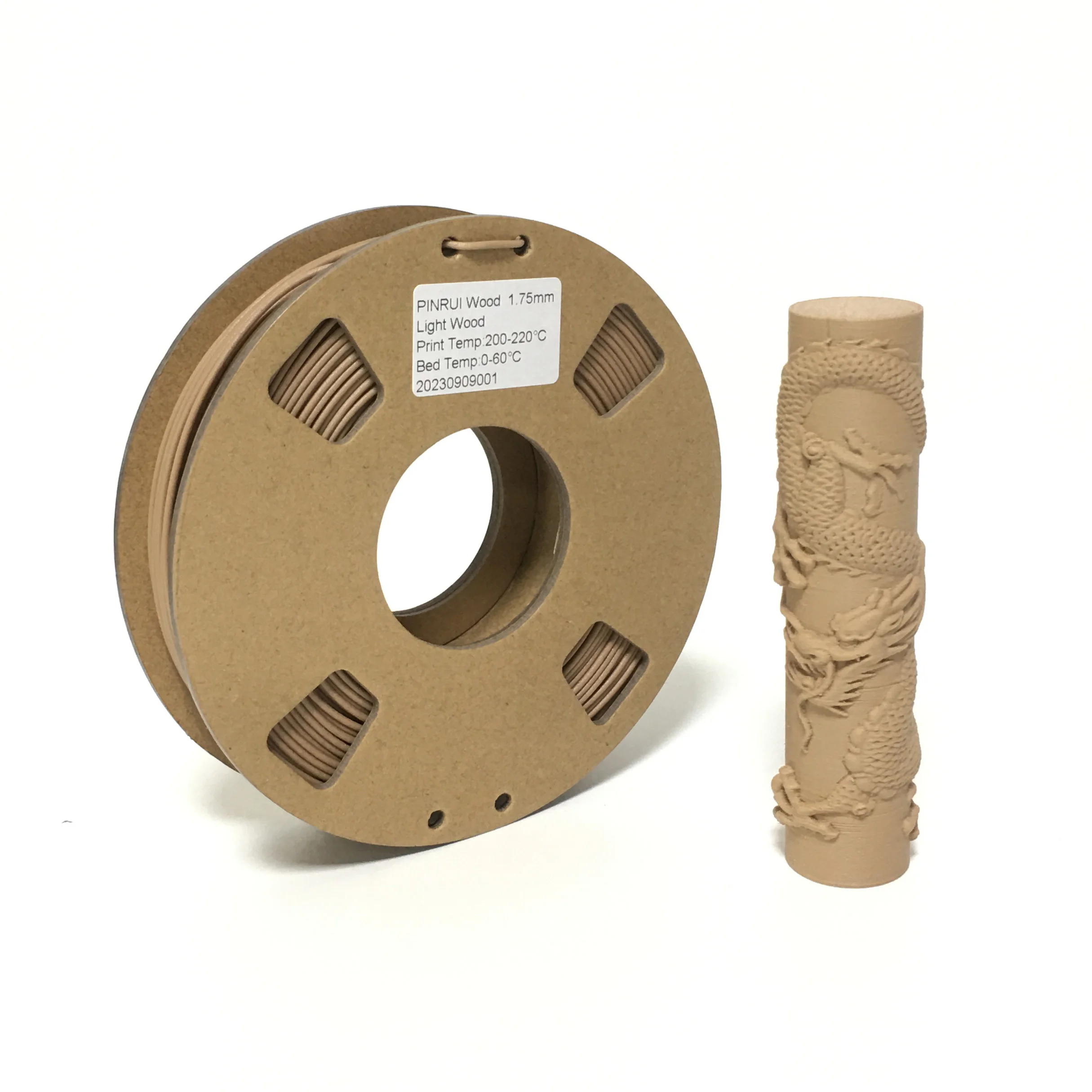 خيوط طابعة ثلاثية الأبعاد PLA الخشب البلاستيك المواد الخشبية سلك ألياف الحبوب الخشبية سهلة الطباعة 1 كجم 1.75 مللي متر خطوط Tuozhu FDM مناسبة #6