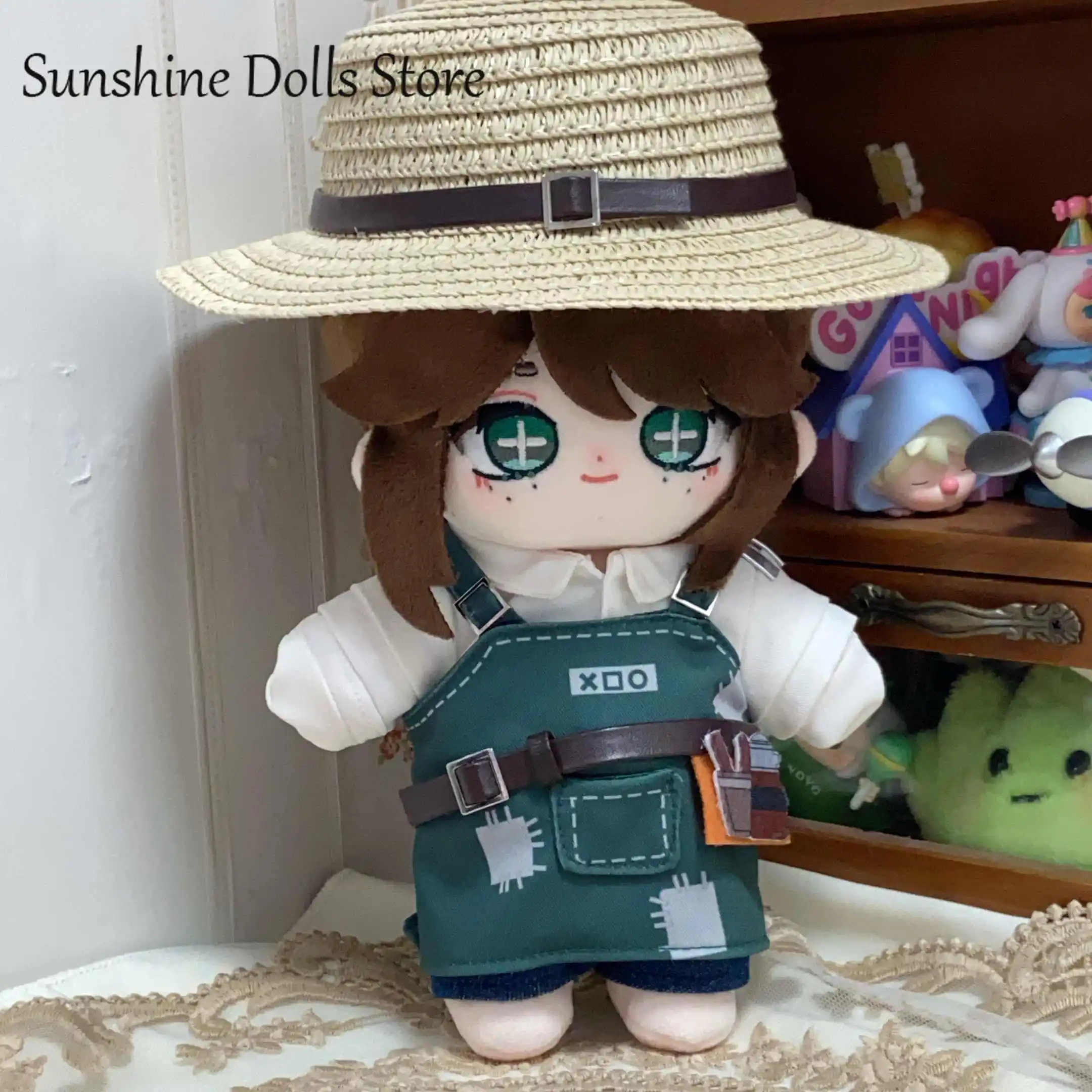 

Anime Identity Ⅴ Emma Woods Gardener 20CM Kawaii Plush Doll Body Cartoon Dress Up Clothes Plushies Toys Birthday Gift